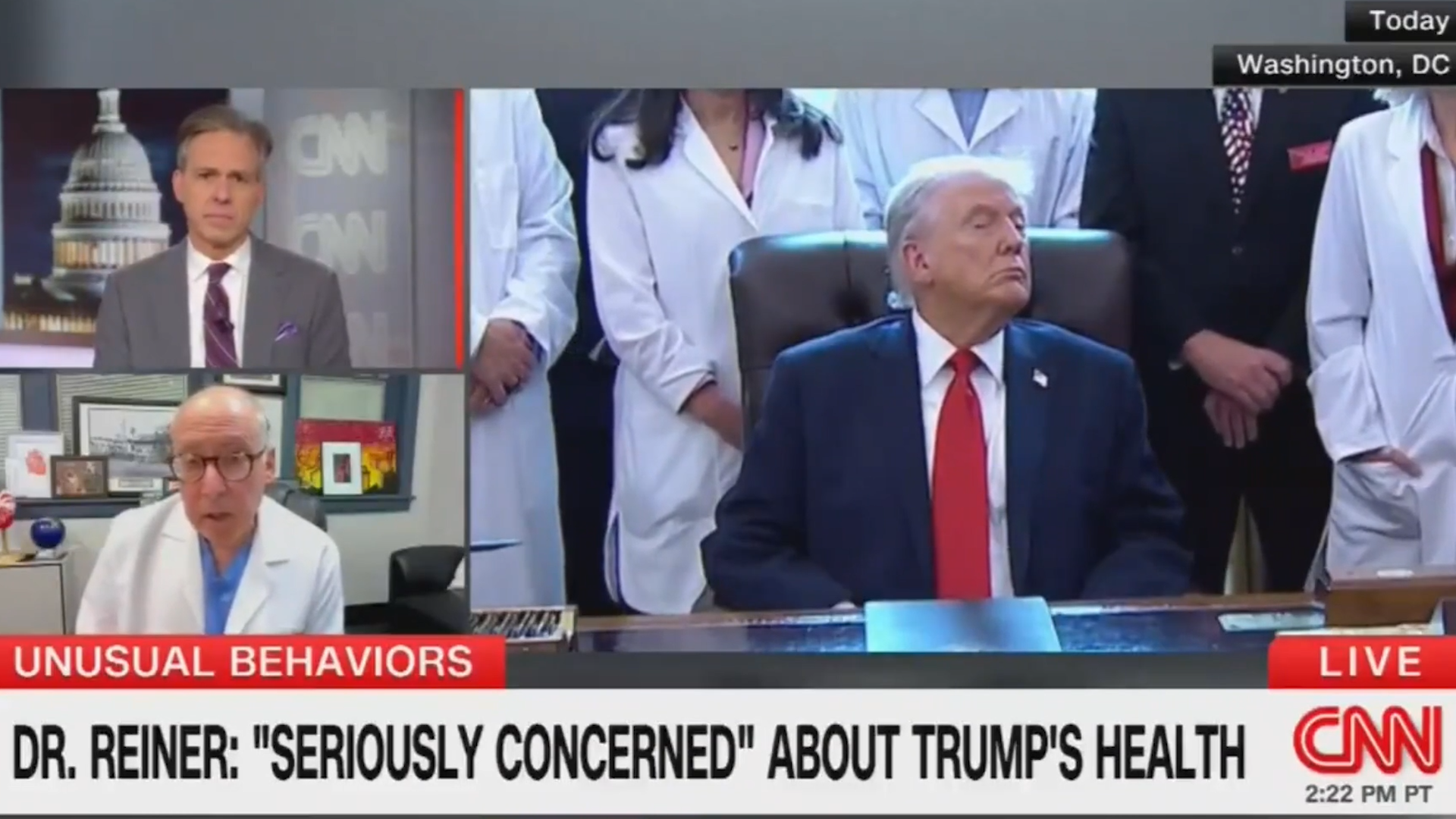 CNNs Diagnosis: President Trump Unhealthy
